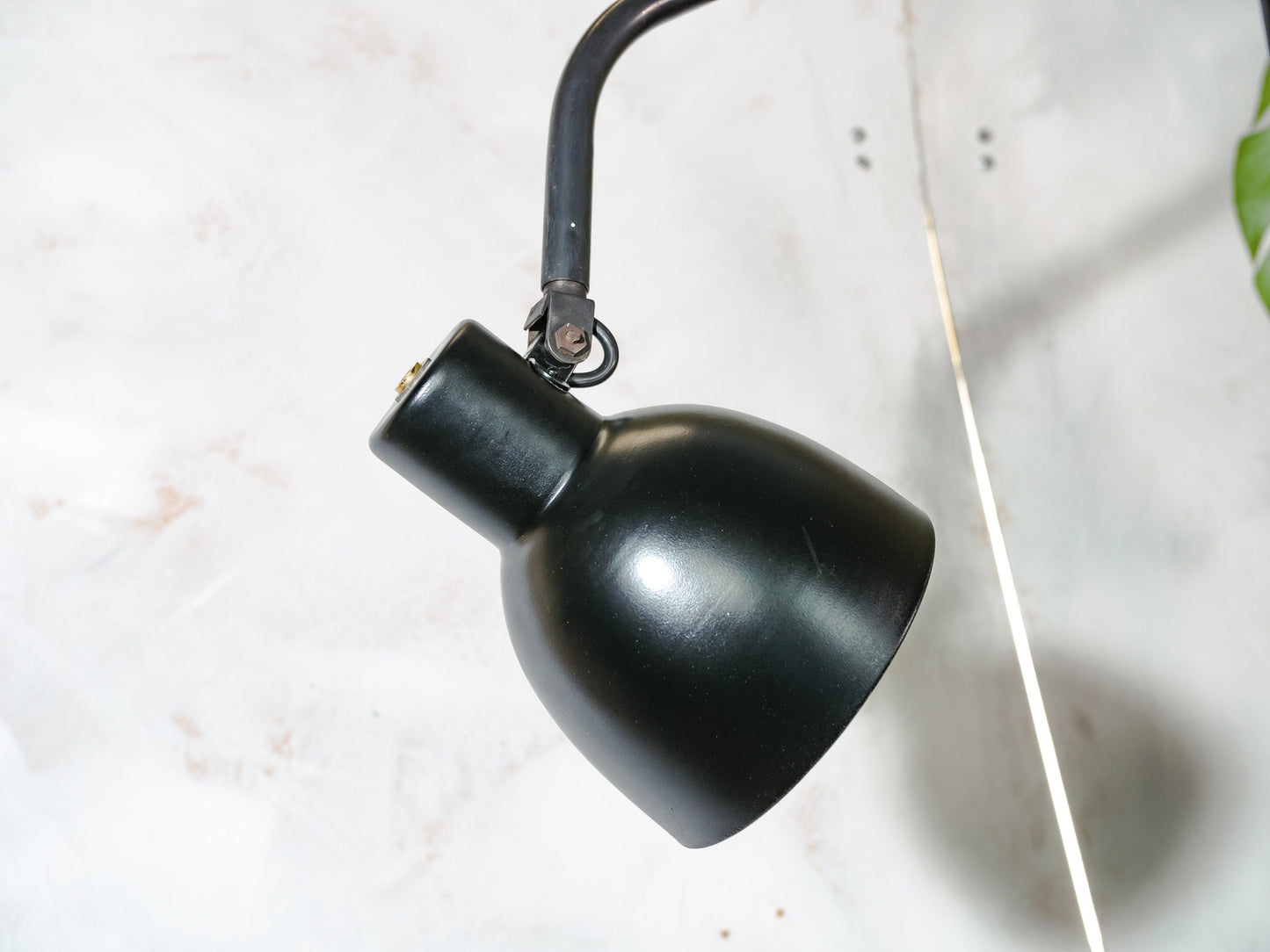 HALA ZEIST Model 122 H. Busquet 1940s 2 Arm Clamp Table lamp, Antique Bauhaus Factory Workshop light