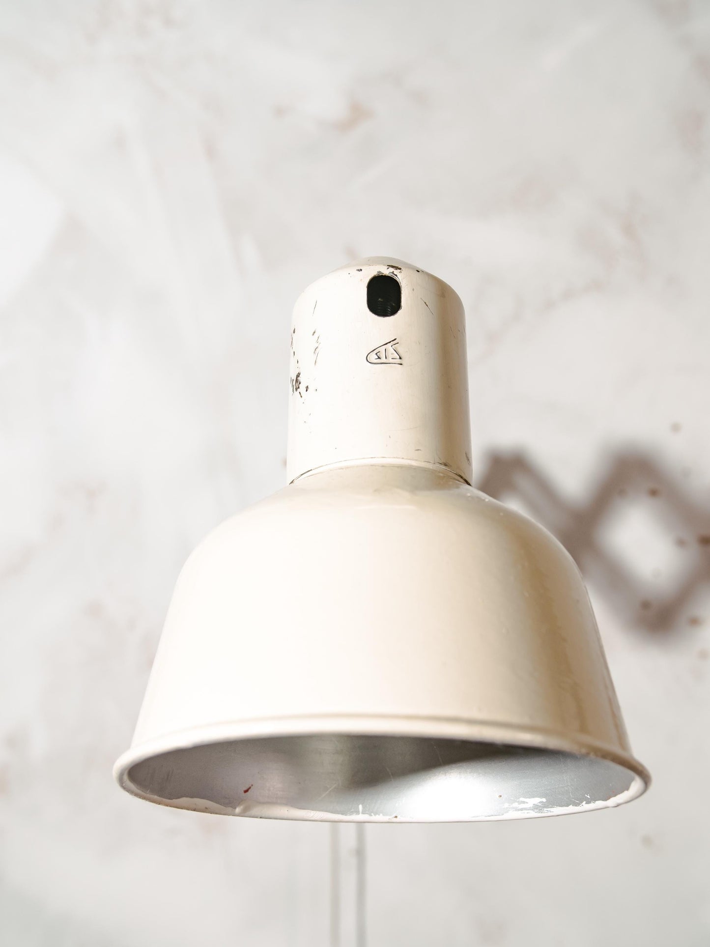 Beige schaar wandlamp van SIS, uittrekbare harmonicalamp, industriële stijl interieurverlichting jaren 60