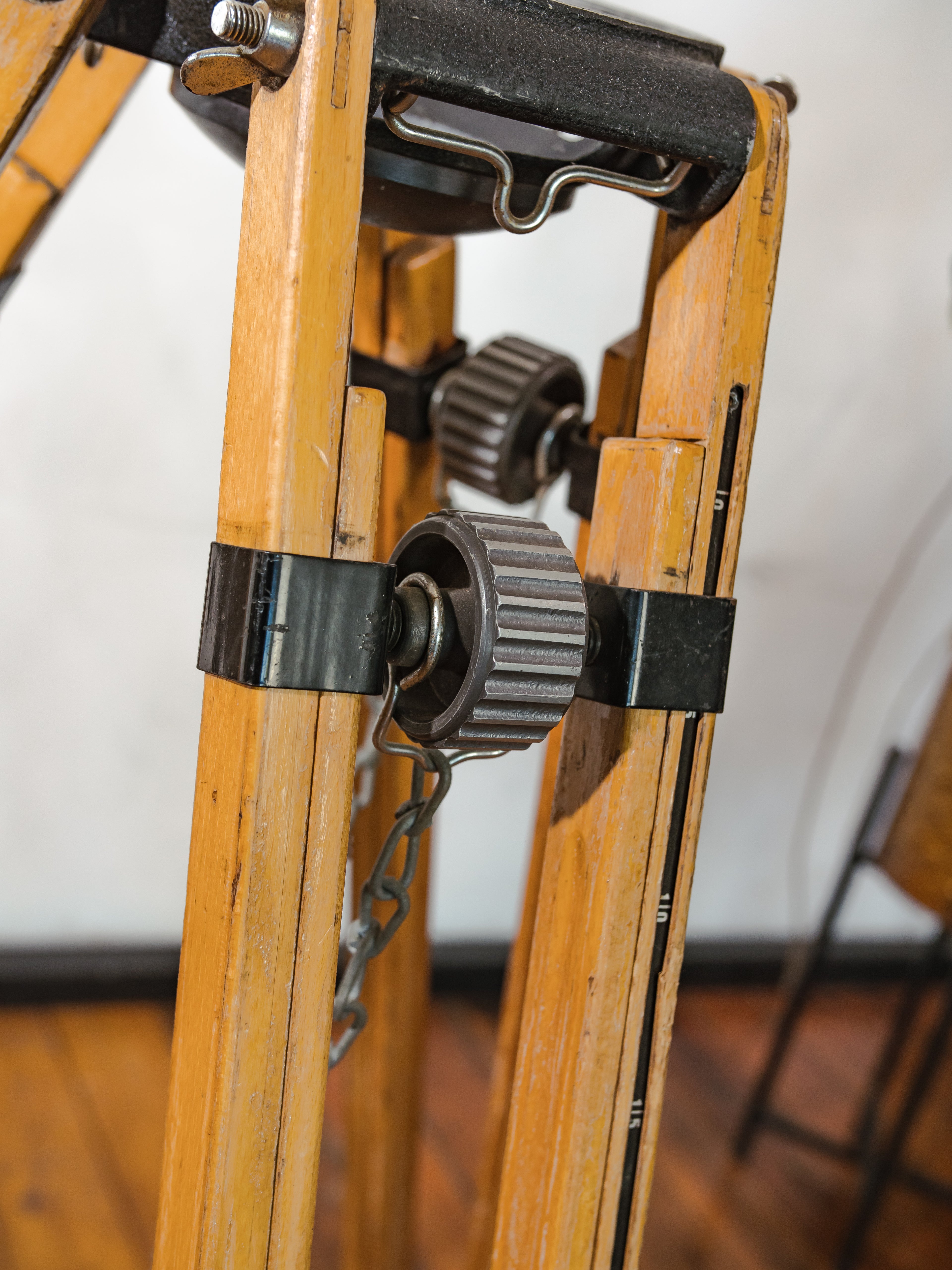Vintage ARRI Wooden Tripod for Arriflex 35MM Cameras, Rare Collectible | Hollywood Movie memorabilia, Also usable as Floor lamp stand