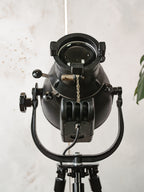 1960s Strand Electric Patt 23 Theater Lamp on steel Tripod, Upcycled UK Stage Lighting, Unique Loft Floorlamp