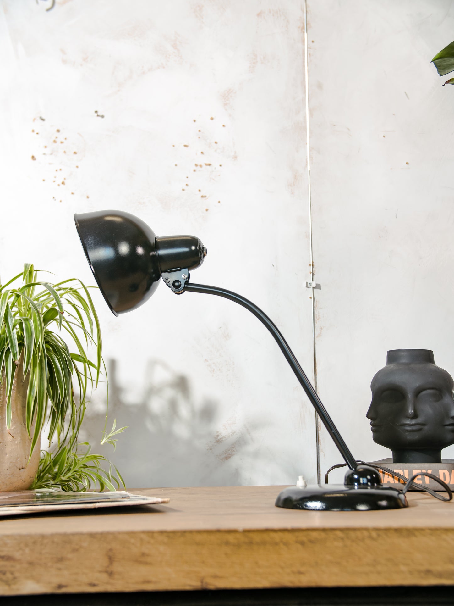 Kaiser Idell Model 6556, Table Lamp by Christian Dell, Antique Restored Table desk light, Bauhaus interior