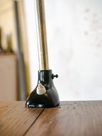 1940s Kaiser Idell 6740 Clamp Lamp, Restored Antique Gooseneck Task Lighting, Bauhaus design by Christian Dell with Super Lampshade