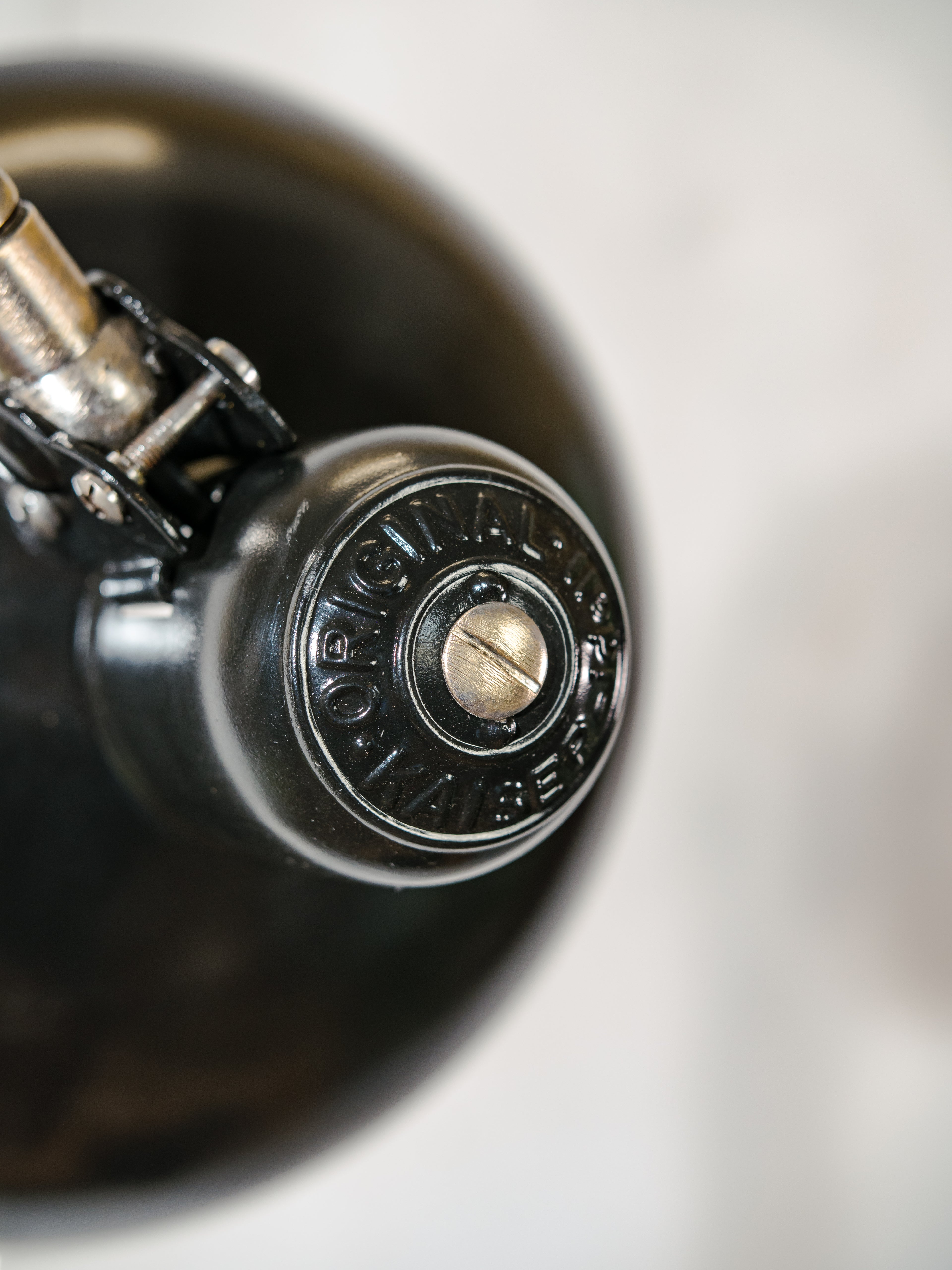 1940s Kaiser Idell 6740 Clamp Lamp, Restored Antique Gooseneck Task Lighting, Bauhaus design by Christian Dell with Super Lampshade