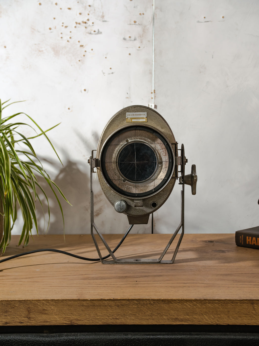 1960s ADB SP.5 Medium Size Theater Spotlight,Belgian Stage Light, Industrial Ceiling / Wall Mount Light Rewired  Studio Lighting