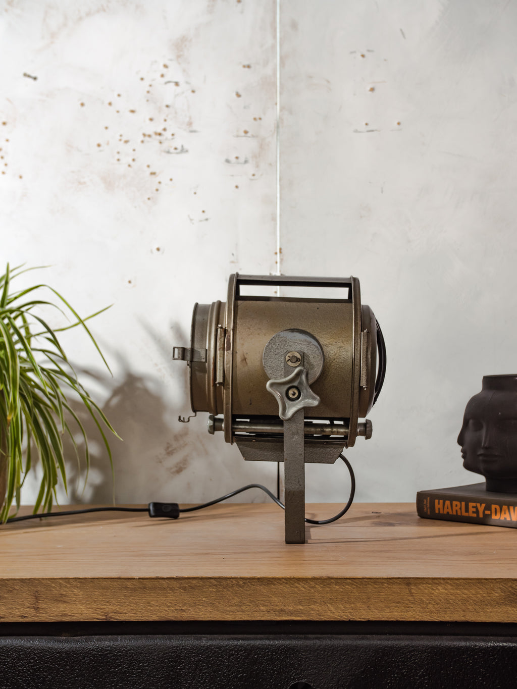 1960s ADB SP.5 Medium Size Theater Spotlight,Belgian Stage Light, Industrial Ceiling / Wall Mount Light Rewired  Studio Lighting