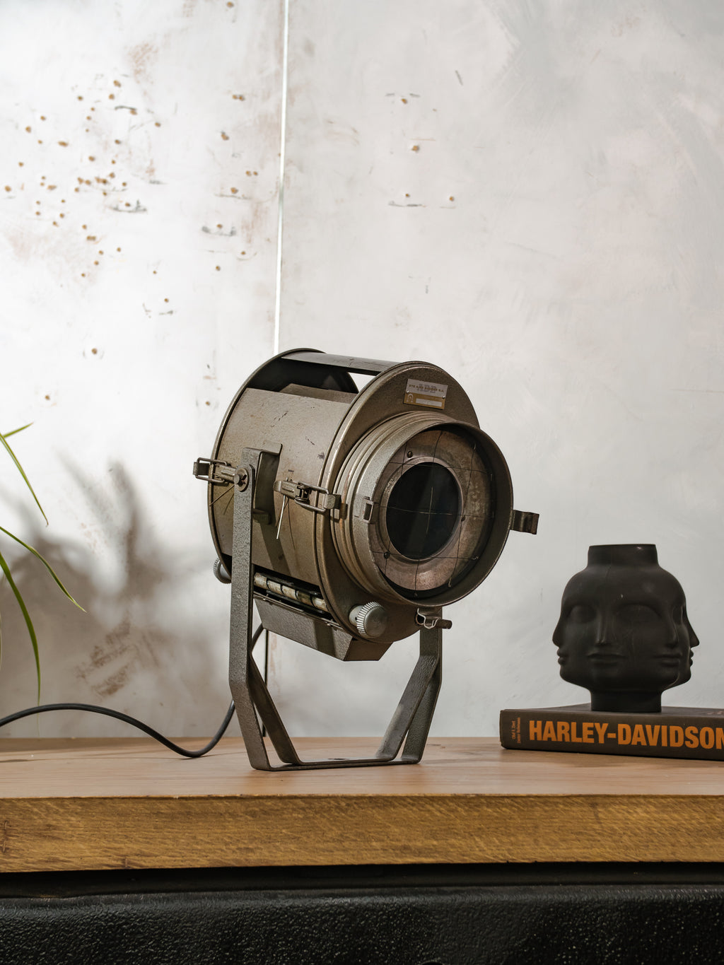 1960s ADB SP.5 Medium Size Theater Spotlight,Belgian Stage Light, Industrial Ceiling / Wall Mount Light Rewired  Studio Lighting