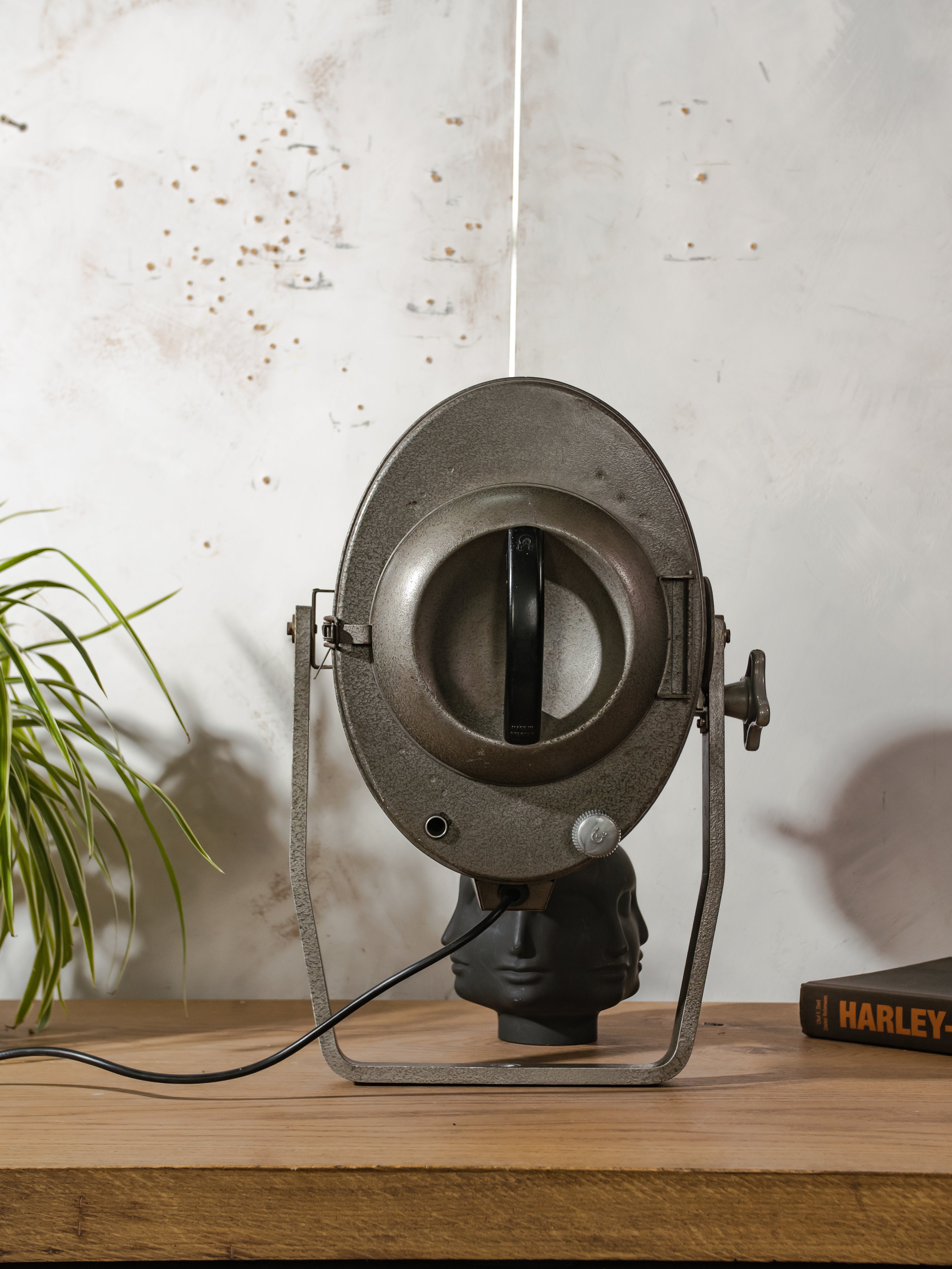 1960s ADB SP.1000 Theater Spotlight,Belgian Stage Light, Industrial Ceiling / Wall Mount Light Rewired  Studio Lighting