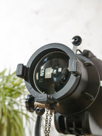 Strand Electric Patt 23 "Pig Nose" Theatre Spotlight Desk Lamp on Brake Disc Base - 1960s England