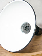 Philips HDK Fabriekslamp hanglamp uit de jaren 50 - XXL zwart emaille industriële verlichting, gemaakt in Nederland - high top & high shade