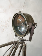 Leopard 1 Tank Signaal lamp Vloerlamp | Nederlandse Landmacht JWO Morselicht op Ertel-Werk Statief