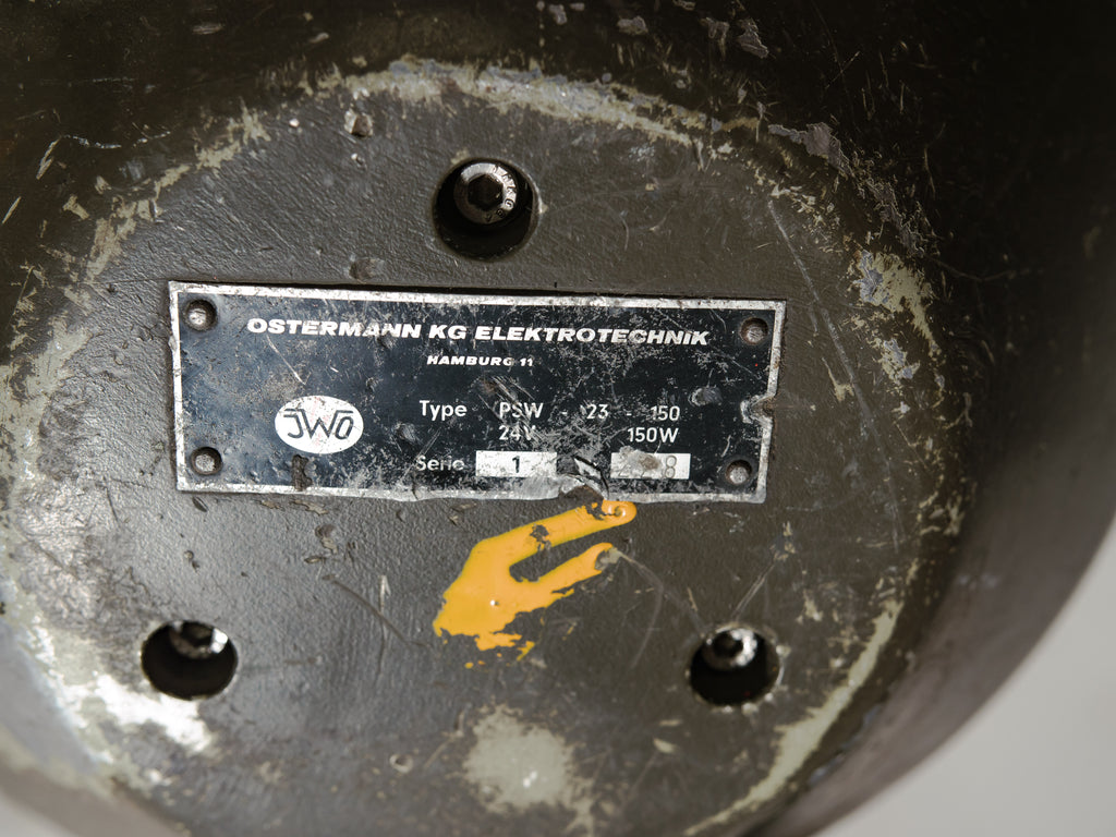 Leopard 1 Tank Signaal lamp Vloerlamp | Nederlandse Landmacht JWO Morselicht op Ertel-Werk Statief