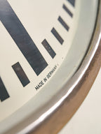 Telenorma TN Station Clock | 1960s German Factory Slave  Wall Clock with Original Pulse Movement