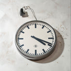 Telenorma TN Station Clock | 1960s German Factory Slave  Wall Clock with Original Pulse Movement