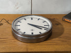 Telenorma TN Station Clock | 1960s German Factory Slave  Wall Clock with Original Pulse Movement