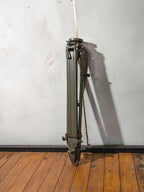 Vintage Bundeswehr Wooden Field Tripod by Ertel-Werk | German Army Surveyor's Stand with Ball Joint