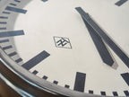 Telenorma TN Station Clock | 1960s German Factory Slave  Wall Clock with Original Pulse Movement