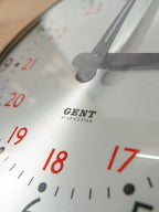 Gent of Leicester Slave Clock | Satin Black, Original 30-Second Movement, 24-Hour Dial Face