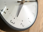 Magneta Slave Clock | Mid-Century British GPO Clock, Satin Black, Quartz Movement