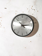 Magneta Slave Clock | Mid-Century British GPO Clock, Satin Black, Quartz Movement