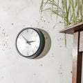 Magneta Slave Clock | Mid-Century British GPO Clock, Satin Black, Quartz Movement