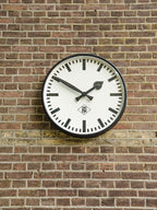 Telenorma Grote Stationsklok TN | Jaren 50 Duitse Fabrieksklok, 65cm, Kwartsmechaniek