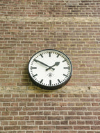 Telenorma Grote Stationsklok TN | Jaren 50 Duitse Fabrieksklok, 65cm, Kwartsmechaniek