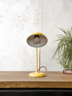 Kaiser Idell Model 6556 Bureaulamp | Originele Bauhaus Tafellamp van Christian Dell, Retro Geel