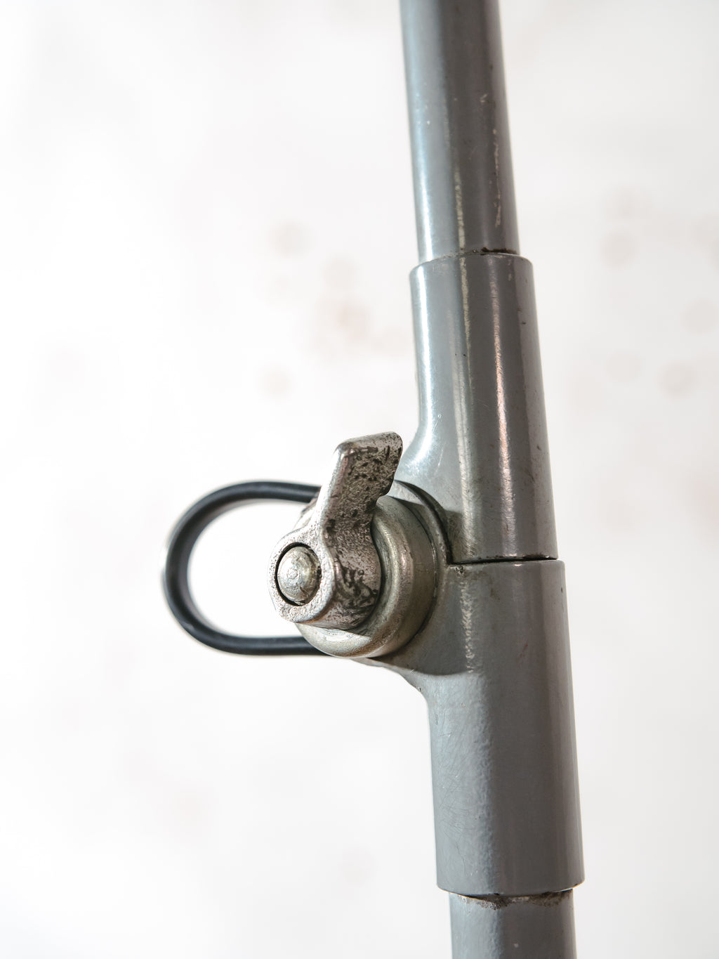 Rademacher Task Lamp | 1930s German Wall or Desk Work Lamp, Blue-Grey Enamel shade