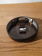 Gent of Leicester Slave Clock | 1960s Satin Black Factory Clock, Quartz Movement