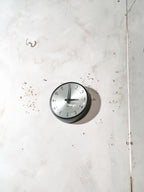 Gent of Leicester Slave Clock | 1960s Satin Black Factory Clock, Quartz Movement