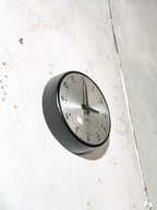 Gent of Leicester Slave Clock | 1960s Satin Black Factory Clock, Quartz Movement