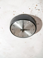 Gent of Leicester Slave Clock | 1960s Satin Black Factory Clock, Quartz Movement