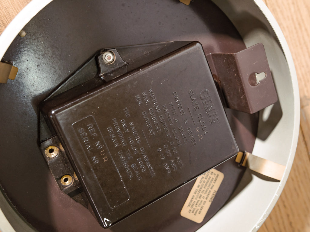 Gent of Leicester Slave Clock | Original 1960s Grey Paint, Original Working 30-Second Movement