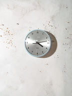 Gent of Leicester Slave Clock | 1960s Baby Blue Factory Clock, Quartz Movement