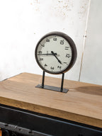 Gents of Leicester Dubbelzijdige Bakelieten Klok met Muurbeugel | 36 cm Stationsklok, Originele Uurwerken, Wand- of Plafondmontage