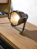 Fargo Multipar Spotlight Table Lamp | Vintage PAR Stage Light for Desk or Wall Mount