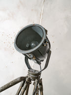 Soviet JP54 "Rocket" Spotlight Floor Lamp | Vintage 1970s USSR Studio Light on Ertel-Werk Tripod