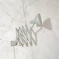 Vintage 1960s gray Hala Zeist Scissor Lamp, Model 110, Accordion Sconce