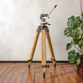 Vintage Large Solid Berlebach Mulda Wooden Photography Studio Tripod with Camera Head - Collectors item
