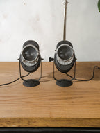 Vintage 1950s A.E. Cremer Paris Baby spotlight Lamp, Original Industrial Theater Lighting