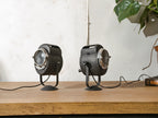 Vintage 1950s A.E. Cremer Paris Baby spotlight Lamp, Original Industrial Theater Lighting