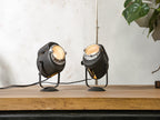 Vintage 1950s A.E. Cremer Paris Baby spotlight Lamp, Original Industrial Theater Lighting
