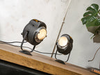 Vintage 1950s A.E. Cremer Paris Baby spotlight Lamp, Original Industrial Theater Lighting