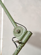 1940s Hala Zeist, Model 122 Swing Arm Lamp, Vintage Industrial Desk Light - Patina Green