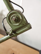 1940s Hala Zeist, Model 122 Swing Arm Lamp, Vintage Industrial Desk Light - Patina Green