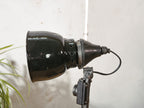 Restored 1920s Rademacher Desk Lamp, Vintage Bauhaus German Enamel shade Task Light
