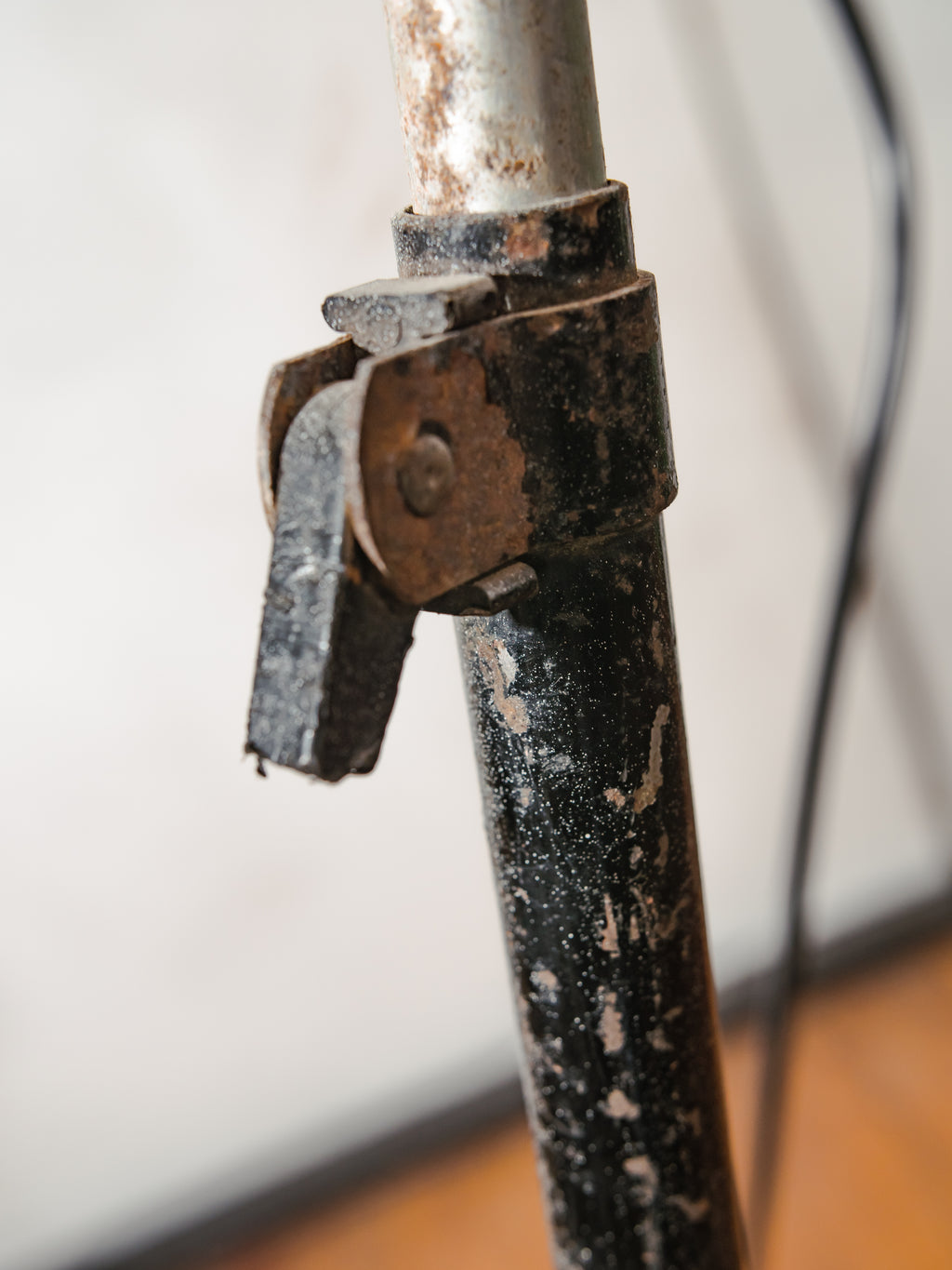 Vintage Strand Patt 23 theaterspot vloerlamp, industriële Bosch statief vloerlamp, Britse toneelverlichting uit de jaren 60