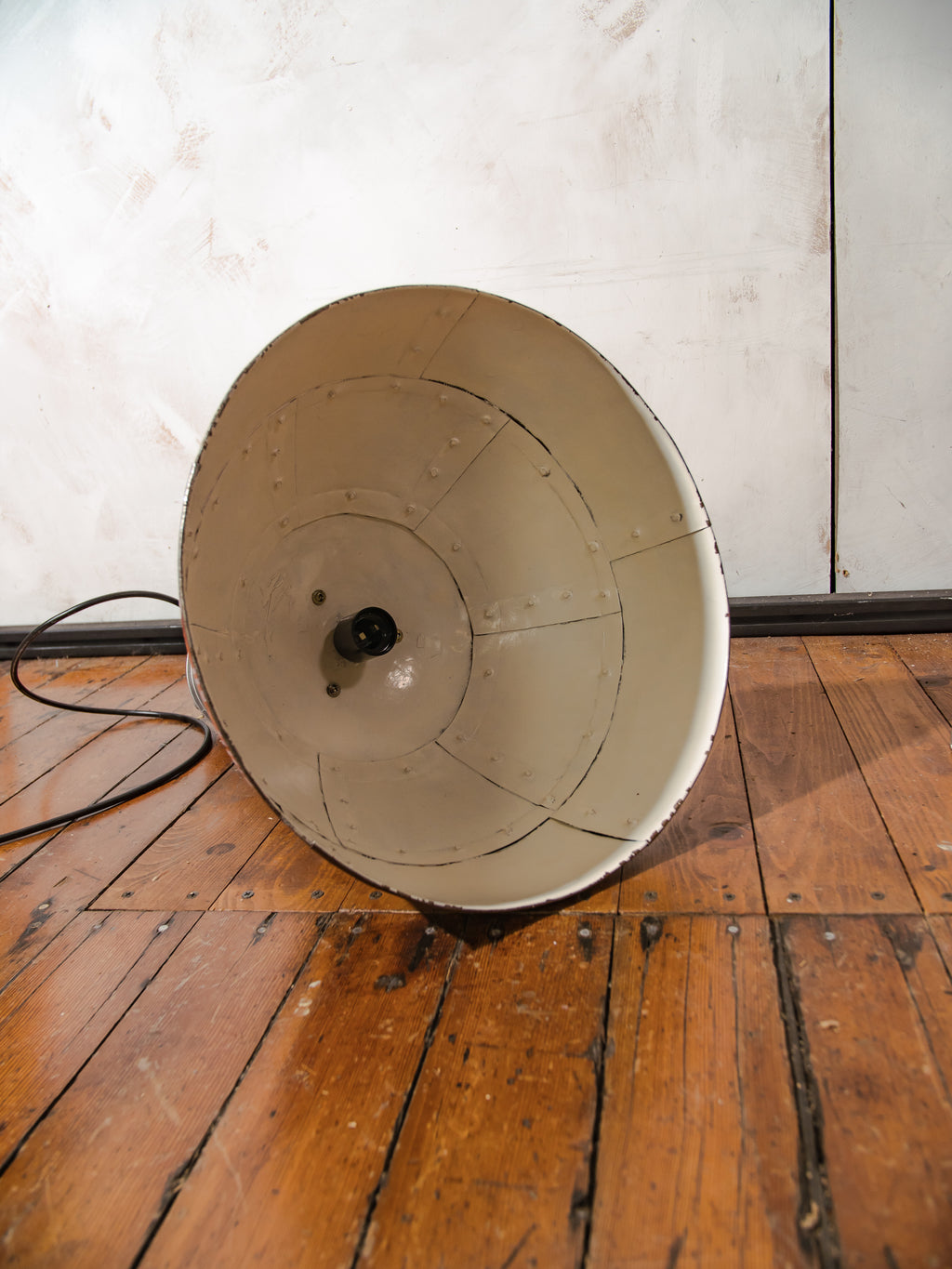 1980s Zumtobel Staff Pendant Light by Charles Keller, Industrial Design Lamp with Fairtrade Upcycled Tin Shade, Austrian Vintage Lighting