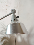 1950s Midgard R2 Desk Lamp, Curt Fischer Design Lighting, original paint and aluminum shade