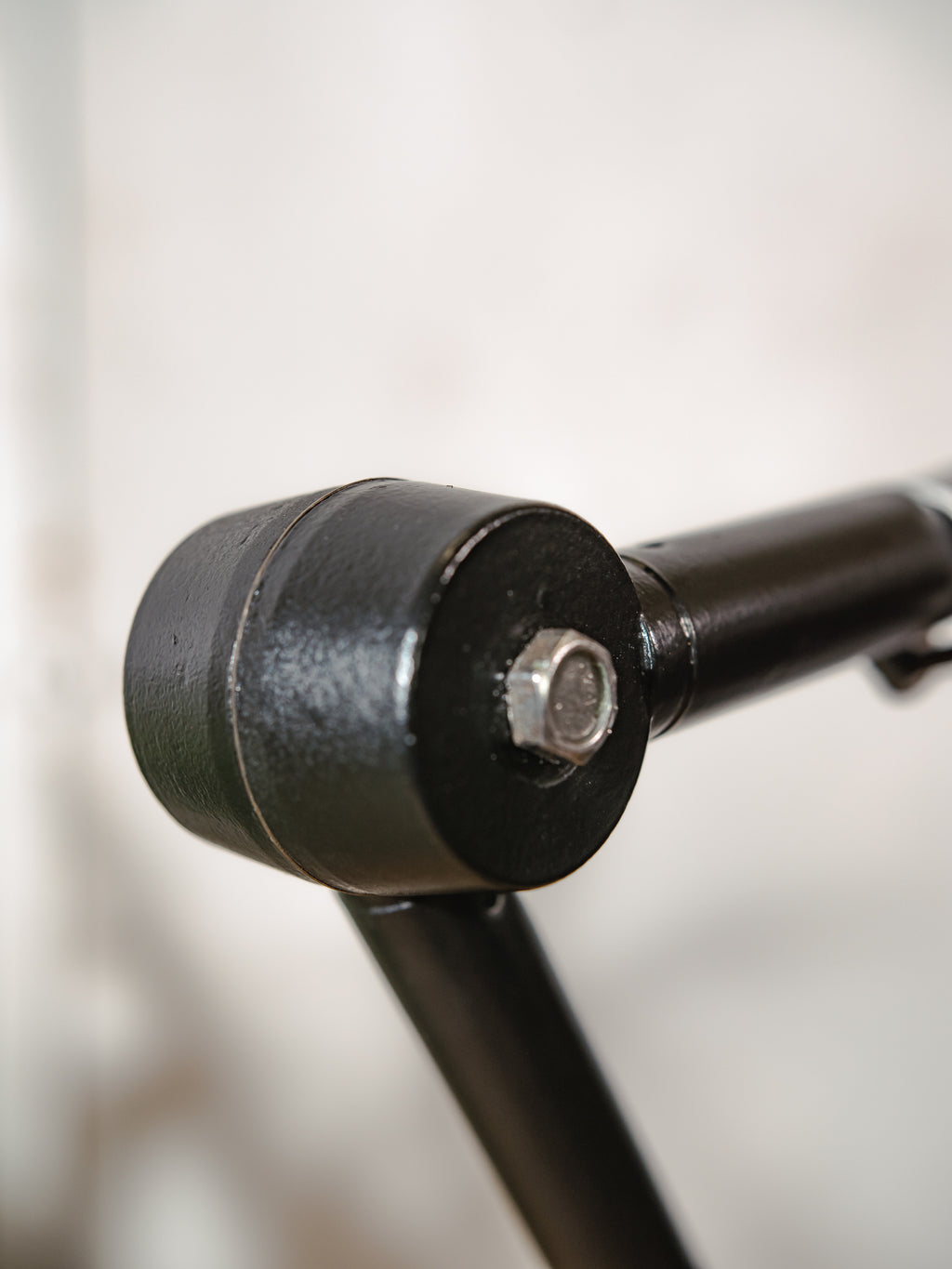 Restored 1950s Midgard R1 Lamp, Bauhaus Black Desk Light, German Designer Lighting, Curt Fischer Design